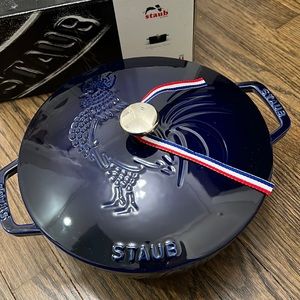 STAUB French oven Dark Blue French Rooster NEW